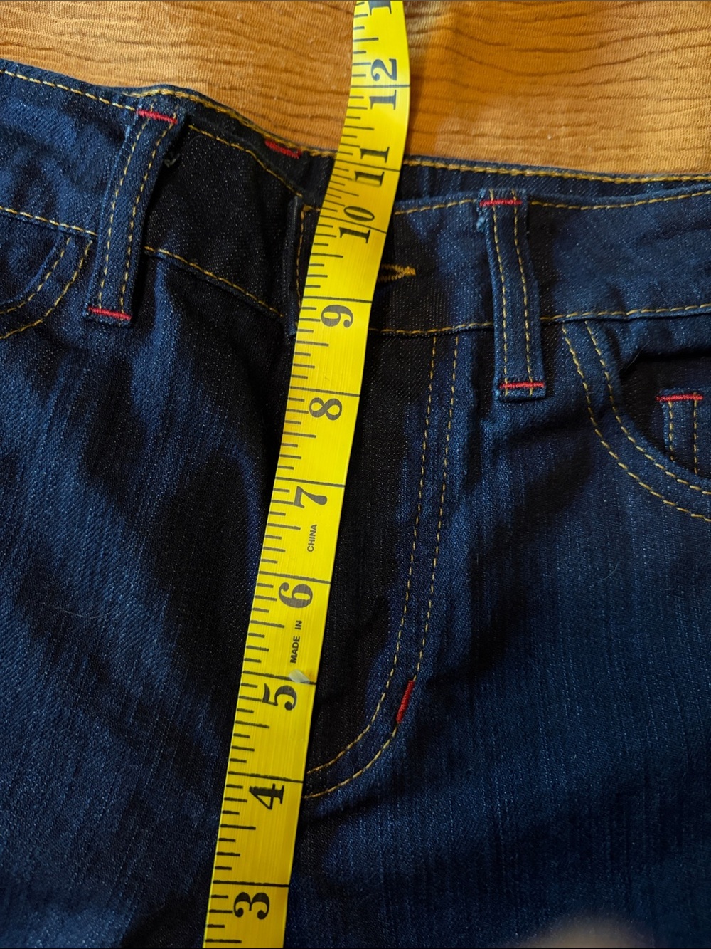 Detroit Denim Co. Women's 27 SL Straight Leg Jeans Dark Wash Made in USA Rare - Picture 6 of 7